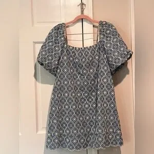 Sezane | Accessories | Szane Dorice Eyelet Babydoll Dress  display picture 3